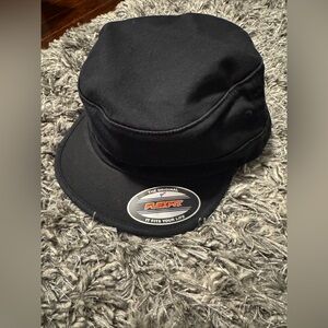 Flexfit military style hat black New